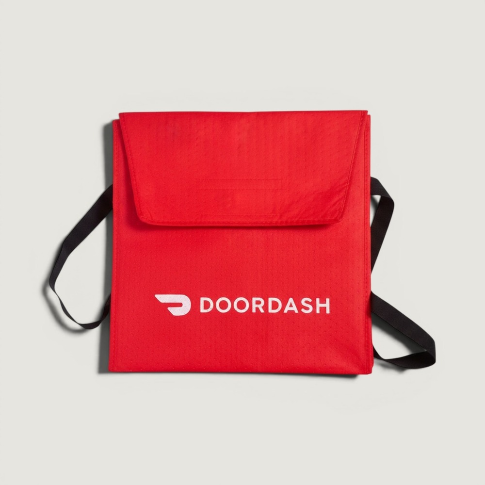 DoorDash Insulated Pizza Delivery Bag Red Thermal Food‎ Carrier DDH262 Large